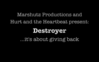 Destroyer video title card with the subtitle “It’s about giving back.”